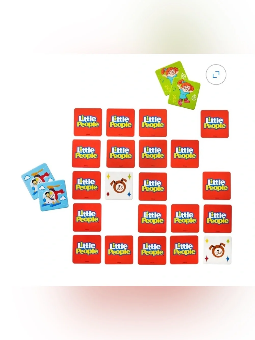 Fisher-Price Make-A-Match Little People Card Game NIB